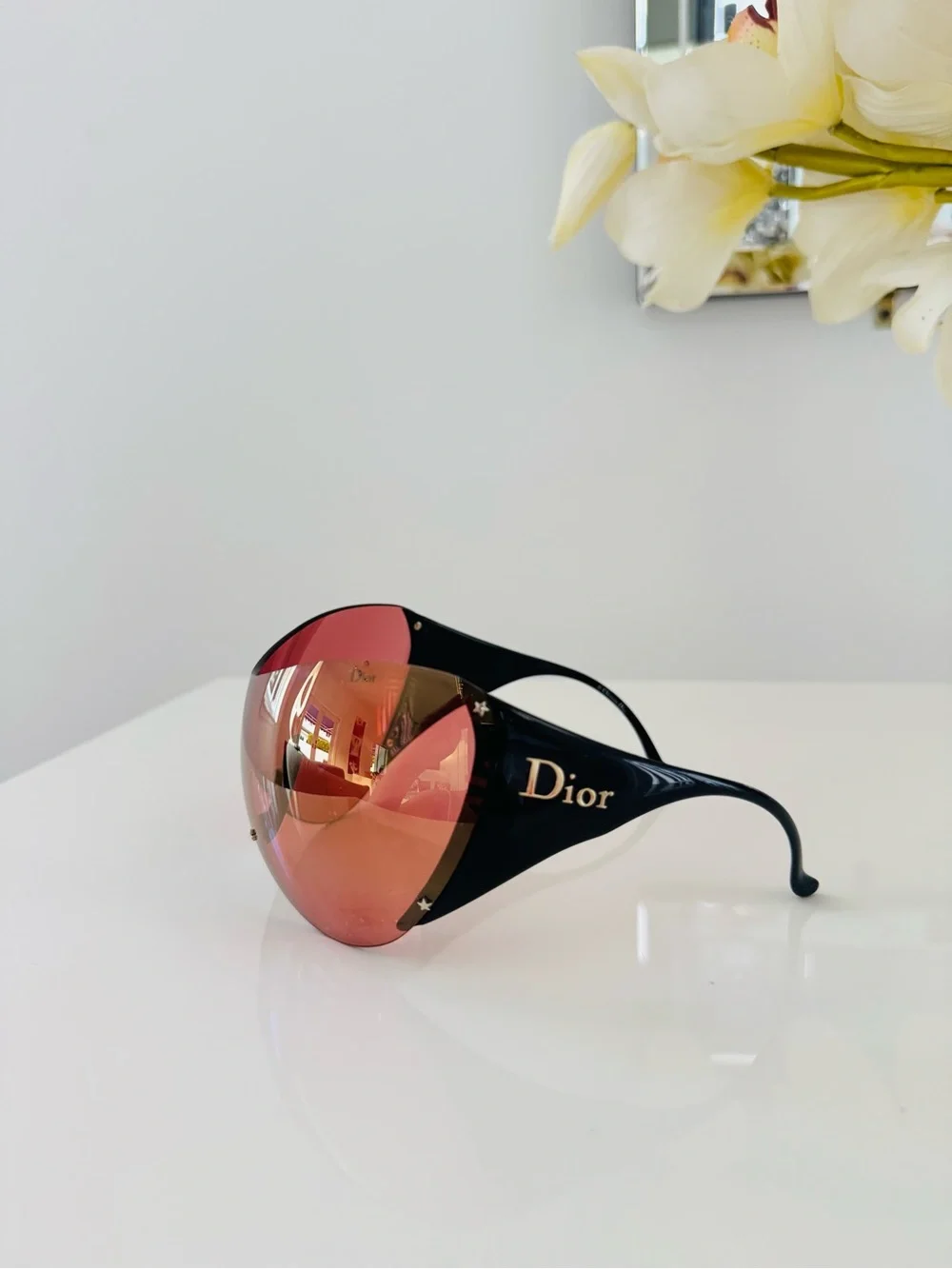 Extremely Rare🦋 VINTAGE DIOR SKI OVERSIZED SUNGLASSES